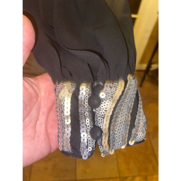 Women's Cache Dress Size 6 Black Silver - Picture 4 of 7